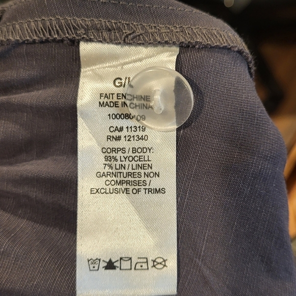 Dynamite Parachute Cargo Pants "Simone" Blackened Pearl Color Size Large NEW - Picture 3 of 9